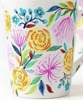 Painted mug 